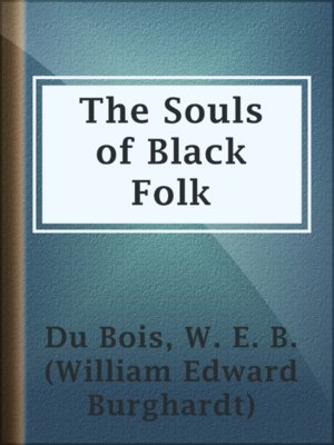 cover image of The Souls of Black Folk